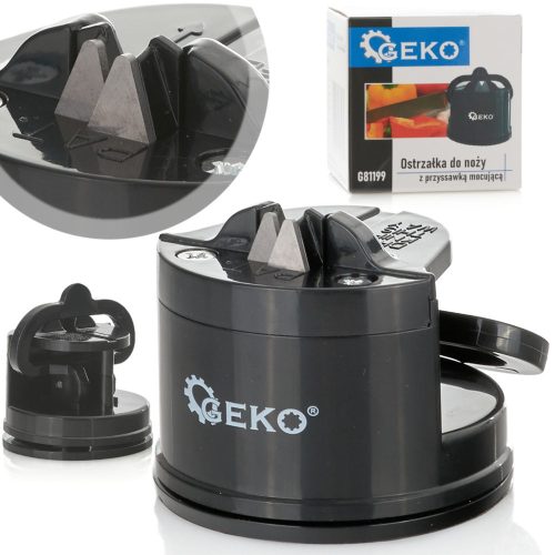 GEKO késélező tapadókorongos rögzítéssel