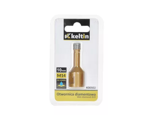 Keltin gyémánt körkivágó 10 mm, sarokcsiszolóra M14 menettel