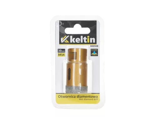 Keltin gyémánt körkivágó 30 mm, sarokcsiszolóra M14 menettel