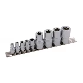 Festa E-torx dugófej készlet, margaréta, 9 db-os