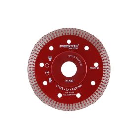 Festa ipari gyémánt vágókorong, 115 x 1,4 x 22,2 mm