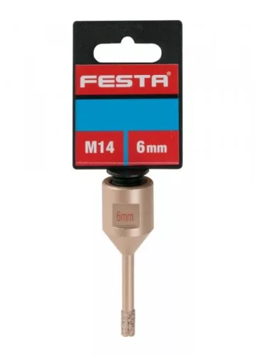 Festa gyémánt körkivágó 6 mm, sarokcsiszolóra M14 menettel