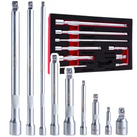   Tvardy 9 részes billegő hosszabbító készlet 1/4" 3/8" 1/2" CrV