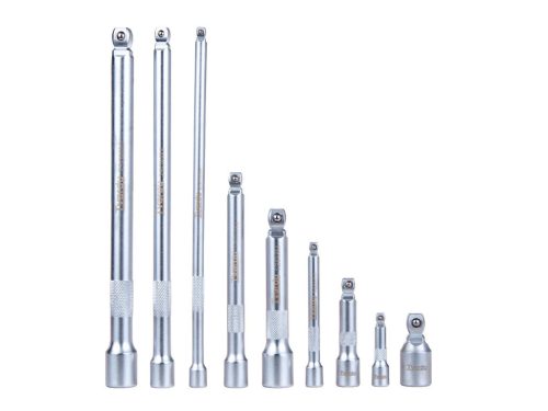 Tvardy 9 részes billegő hosszabbító készlet 1/4" 3/8" 1/2" CrV