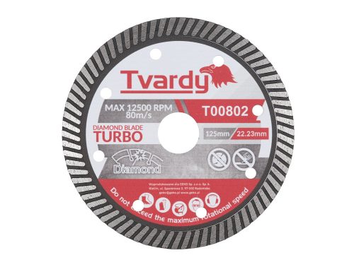 Tvardy gyémánt vágókorong 125 x 10 x 22,2 mm