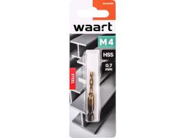 Waart HSS menetvágó fúrószár M4 X 0,7 X 54 X 30, bit befogással