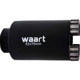 Waart gyémánt koronafúró 52X75 mm, M22