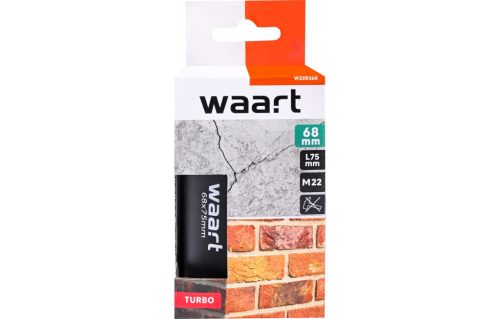 Waart gyémánt koronafúró 68X75 mm, M22