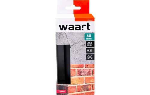 Waart gyémánt koronafúró 68X150 mm, M22