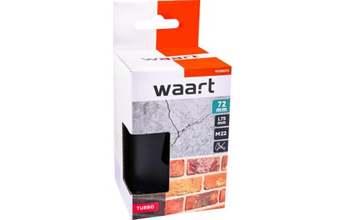 Waart gyémánt koronafúró 72X75 mm, M22