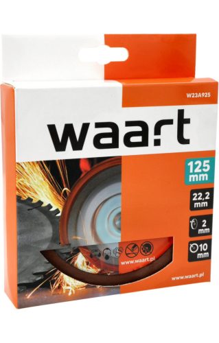 Waart tárcsa, vídiás körfűrészlapok élezésére 125 X 22,2 mm