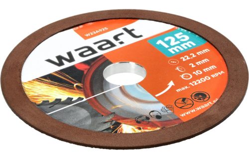 Waart tárcsa, vídiás körfűrészlapok élezésére 125 X 22,2 mm