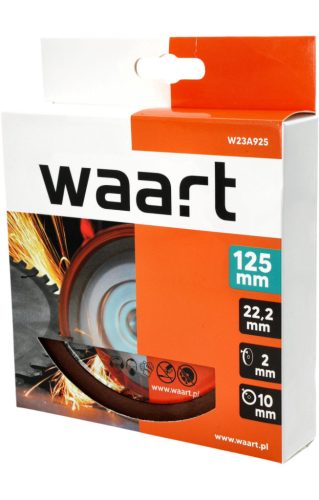 Waart tárcsa, vídiás körfűrészlapok élezésére 125 X 22,2 mm