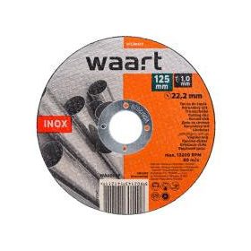Waart vágókorong , Inox 125 x 1 x 22,2 mm,