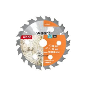 Waart vídiás körfűrészlap fához, 145 X 20 X 18T