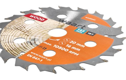 Waart vídiás körfűrészlap fához, 145 X 20 X 18T