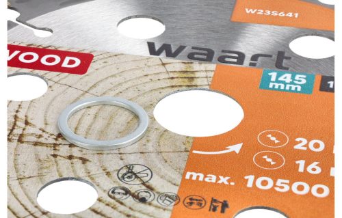 Waart vídiás körfűrészlap fához, 145 X 20 X 18T