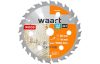Waart vídiás körfűrészlap fához, 165 X 20 X 24T