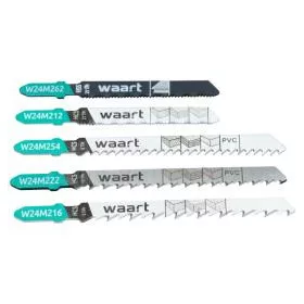   Waart dekopír fűrészlap készlet fémre, fára, PVC - re, 5 db