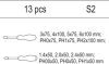 Fiókbetét 5530-hoz: csavarhúzó készlet 13 részes S2