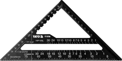 Aluminium derékszög vonalzó 180mm