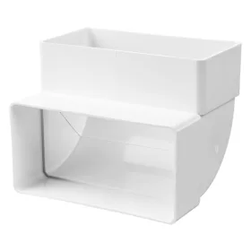   BLAUBERG BlauPlast FKW 204x60 (t/p) Műanyag négyszög könyökidom, vertikális