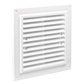   Vents MV 100 s Fehér négyszögletes műanyag szellőzőrács