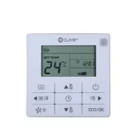   KJR90 Falra szerelhető digitális termosztát (1db készülékhez vagy KJR150X csoportvezérlővel összekötve max. 16db készülékhez)