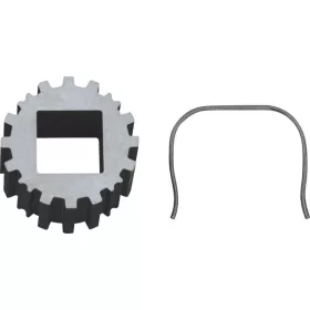   Belimo ZPR02 Szelepemelő tengely, F07, négyszögletes, 45° eltolás, SW 17
