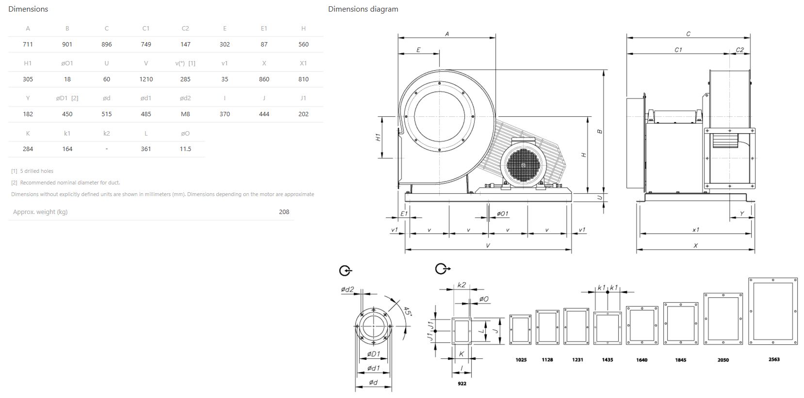 Marelli MVCMP-1845-X-20 IE3