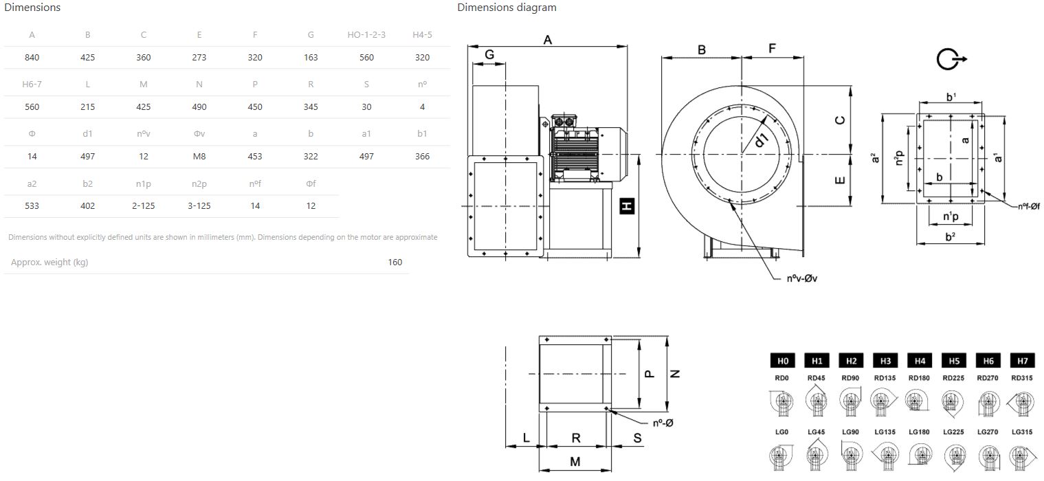 Marelli BC 450 160 MA/2