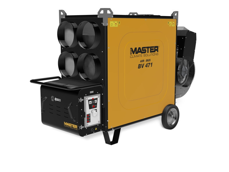 MASTER BV691TR hőlégfúvó (gázolajos 220kW, 4 kivezetéses, 400V, centrifugális ventilátorral)