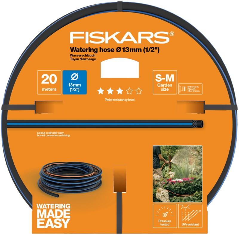 Fiskars Locsolótömlő, 13 mm (1/2), 20 m Q3