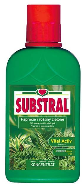 Substral tápoldat zöld növényekhez,páfrányokhoz 500 ml