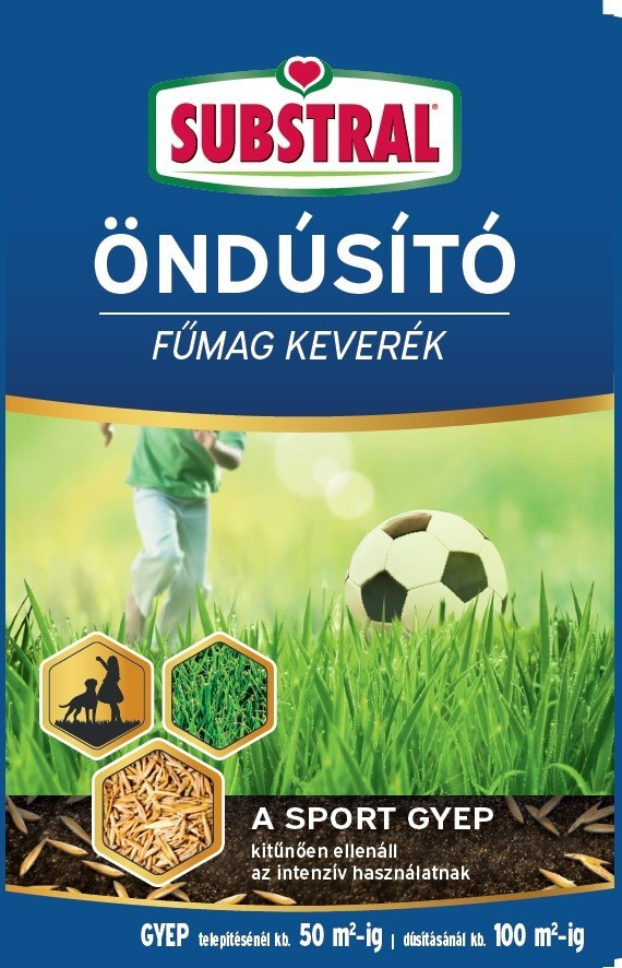 SUBSTRAL Öndúsító fűmag keverék - Sport gyep 1 kg