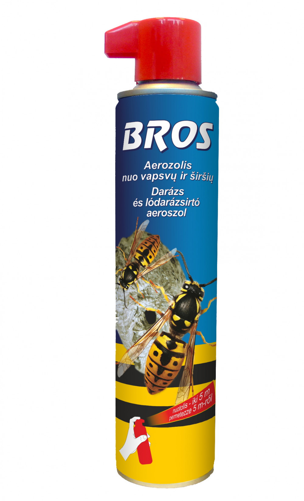 Bros Darázs és lódarázsirtó aeroszol 300ml