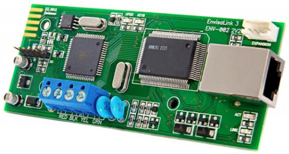 EnvisaLink4 EVL-4CG TCP/IP interfész, key bus-ra köthető internet kommunikátor modul.