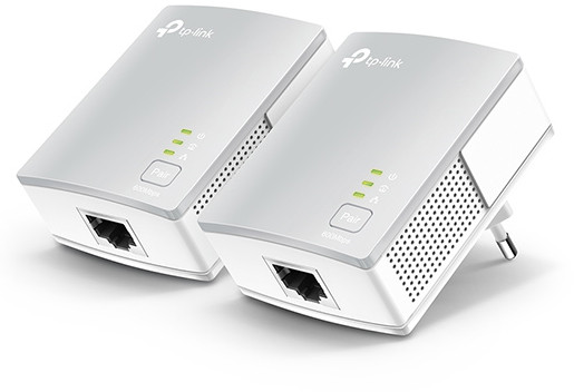 TP-LINK TL-PA4010 KIT Nano áramköri jeltovábbító, 2 db TL-PA4010, 500Mbps, 1 db 10/100Mbps port1 230V.