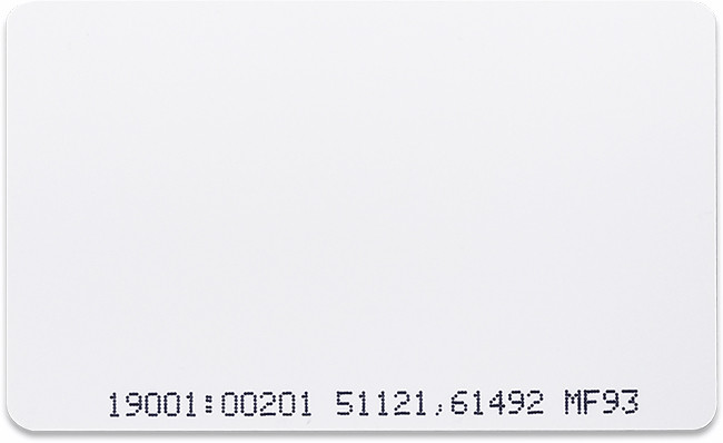 SOYAL AR-TAGCIBW50F-MF93 Economy, írható/olvasható Mifare kártya, 13.56MHz, MF93, hitelkártya méretű, 0.84mm.