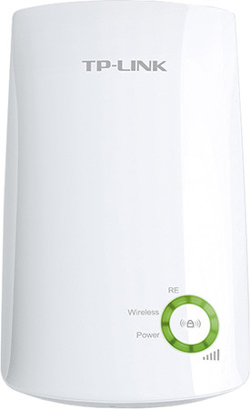 TP-LINK TL-WA854RE Wi-Fi lefedettségnövelő, 300Mbps, 2.4GHz, IEEE 802.11b/g/n, 2 belső antenna.