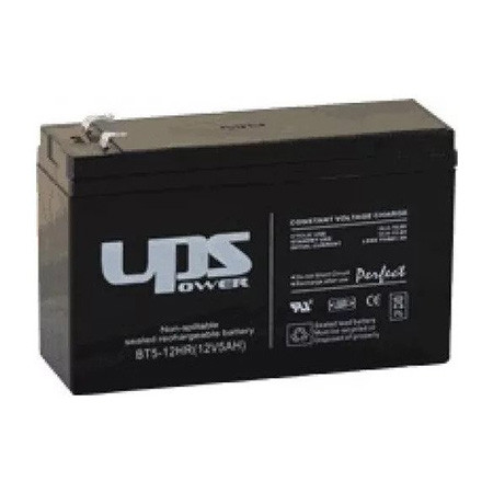 UPS 12V 6Ah 12V, 6Ah, zselés, ólom akkumulátor, gondozásmentes, 151x51x94mm, 1, 82kg.