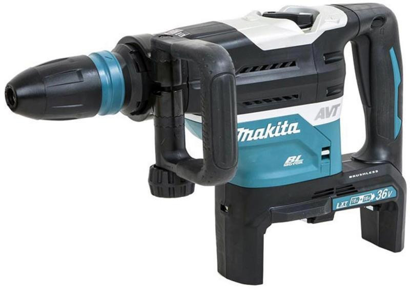 Makita akkus SDS-MAX fúró-vésőkalapács Z 2x18V LXT Li-ion BL 8,0j, akku és töltő nélkül