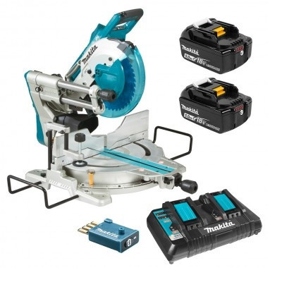 Makita akkus gérvágó dual dxt 2x5,0Ah+DT 2x18V LXT Li-ion BL AWS 305mm