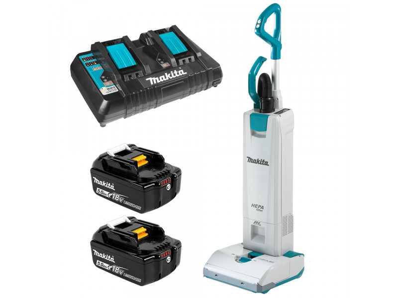 Makita álló porszívó 2x18V LXT Li-ion,2x5,0Ah BL 12kpa