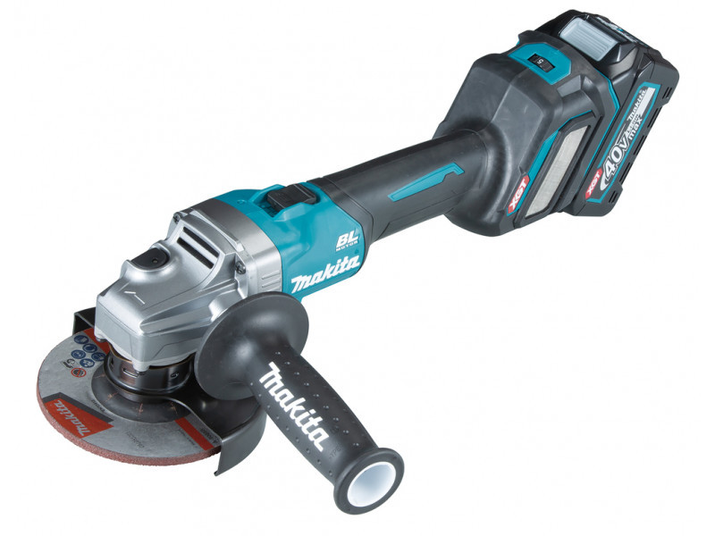 Makita sarokcsiszoló 125mm 40V max XGT Li-ion BL AWS 2x4,0Ah