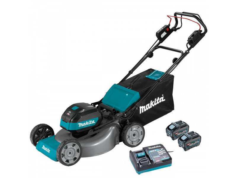 Makita akkus fűnyíró 40Vmax XGT Li-Ion BL 48 cm 1900 W fűnyíró ÖNJÁRÓ 2x5,0 Ah + RB