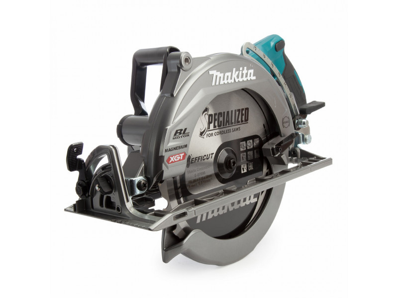 Makita akkus hátsó markolatos körfűrész 40Vmax XGT Li-ion BL AWS 260mm Mg Z, akku és töltő nélkül