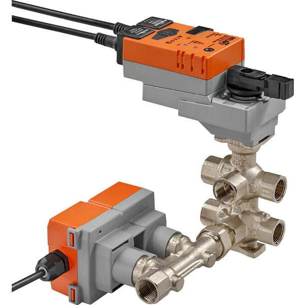 Belimo EP015R-R6+BAC Elektr. 6 járatú PI-CCV EPIV, AC/DC 24 V, BACnet MS/TP, Modbus RTU, MP-Bus, 2...10 V, DN 15, Belső menet, Rp 1/2", PN 16, ps