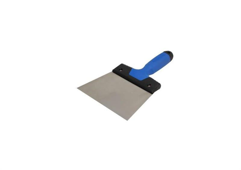 Rozsdamentes spatulya, 120 mm, 2K műanyag puha nyél G-7, KUBALA