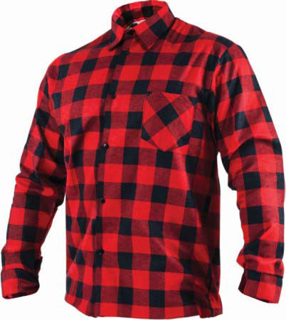 Flanel ing XL piros STALCO